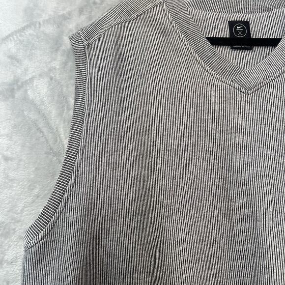 90'S Nike Golf Sweat Vest Made in Peru Men's XL‎ V-neck Pullover Vintage Fleece - Picture 4 of 8